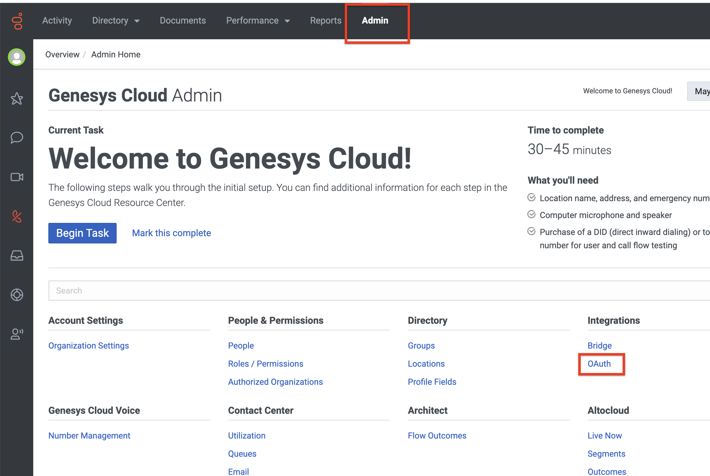 Test your media settings - Genesys Cloud Resource Center